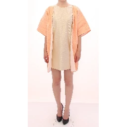 Pink Short Sleeves Jacket Coat