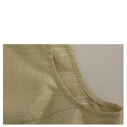 Beige Sleeveless Shift Mini Dress