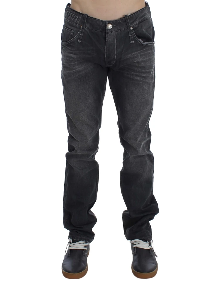 Gray Cotton Regular Low Fit Jeans alternative
