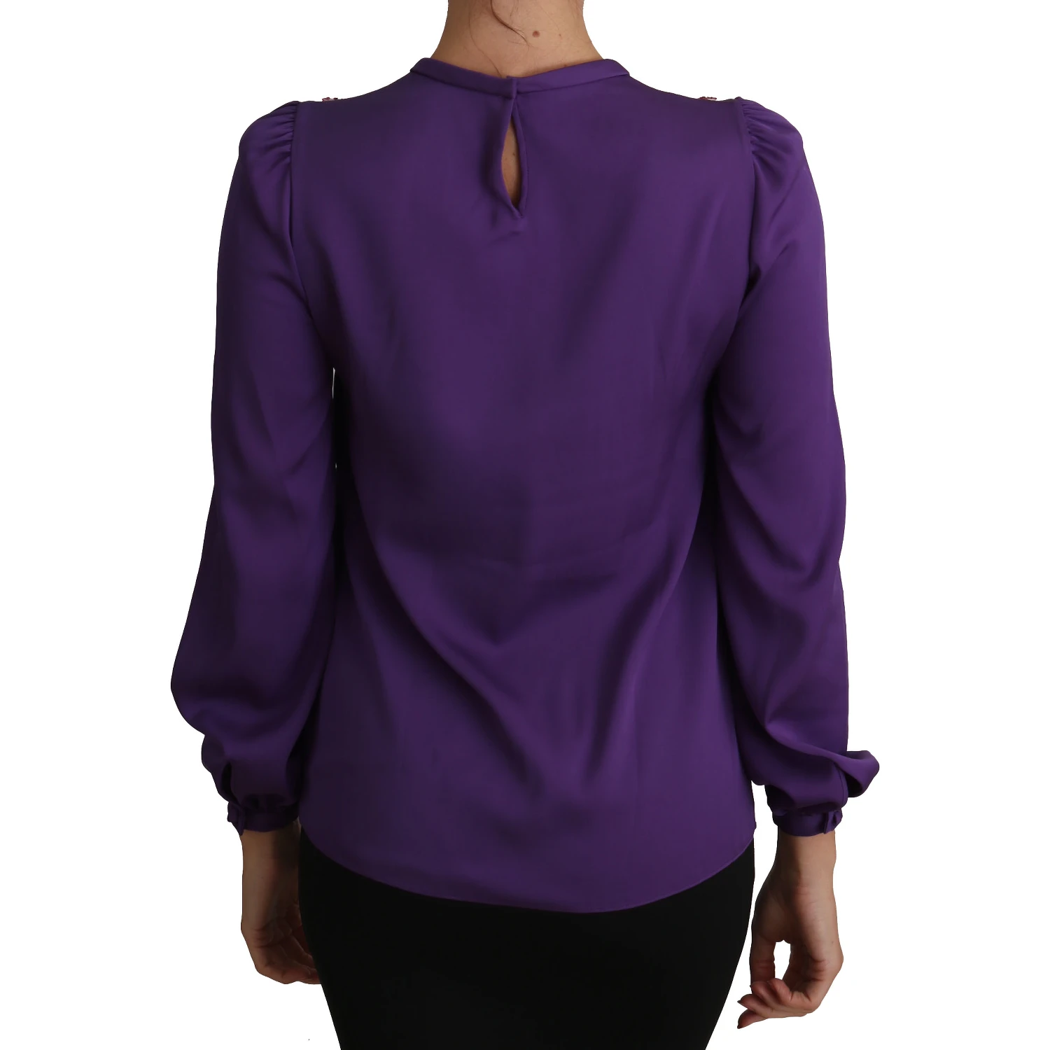 Purple Blouse Prince  Fairy Tale Embellished  Top
