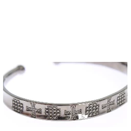 Gray Rhodium 925 Silver Bangle Bracelet