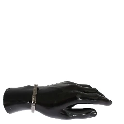 Gray Rhodium 925 Silver Bangle Bracelet