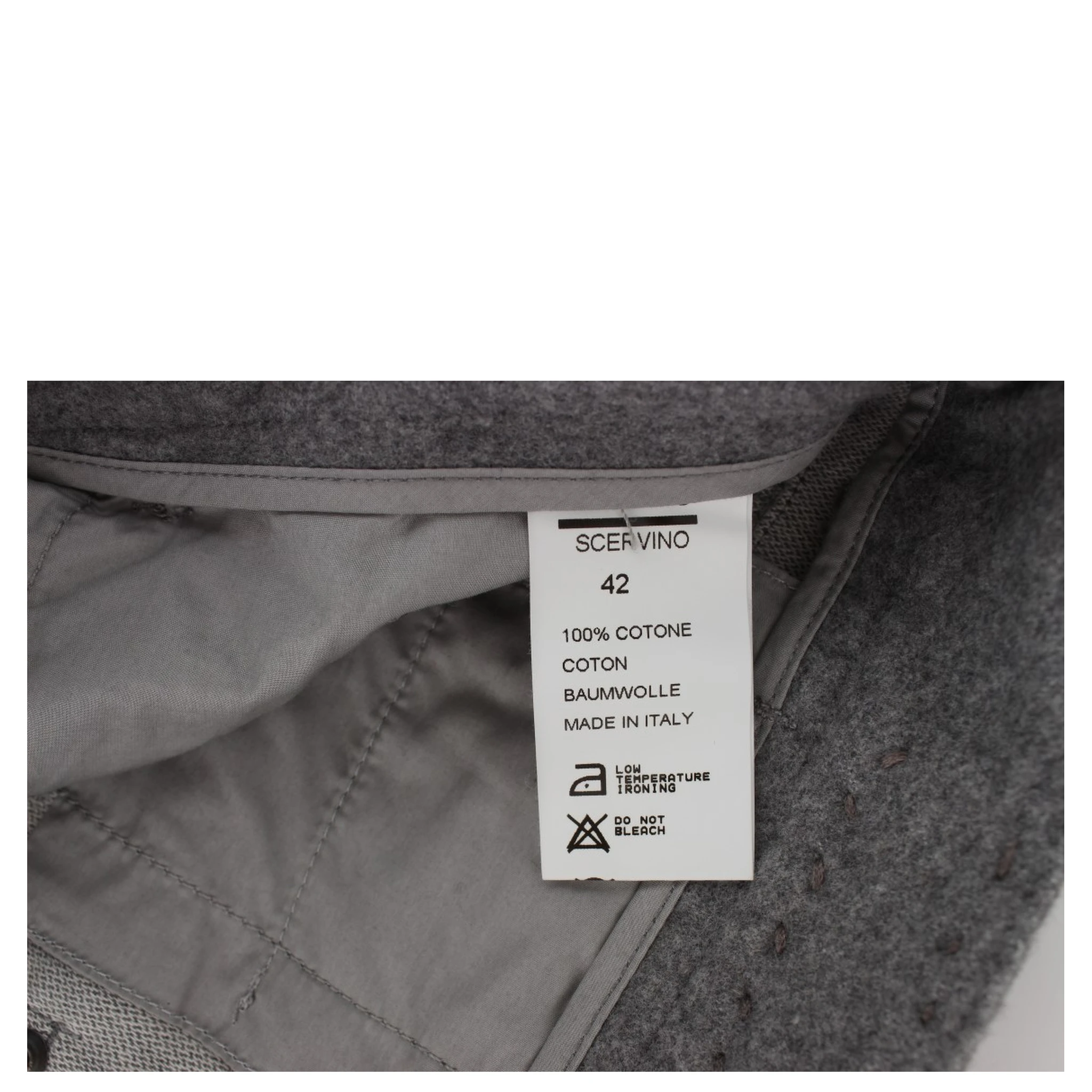 Gray Cotton Slim Fit Casual Bootcut Pants