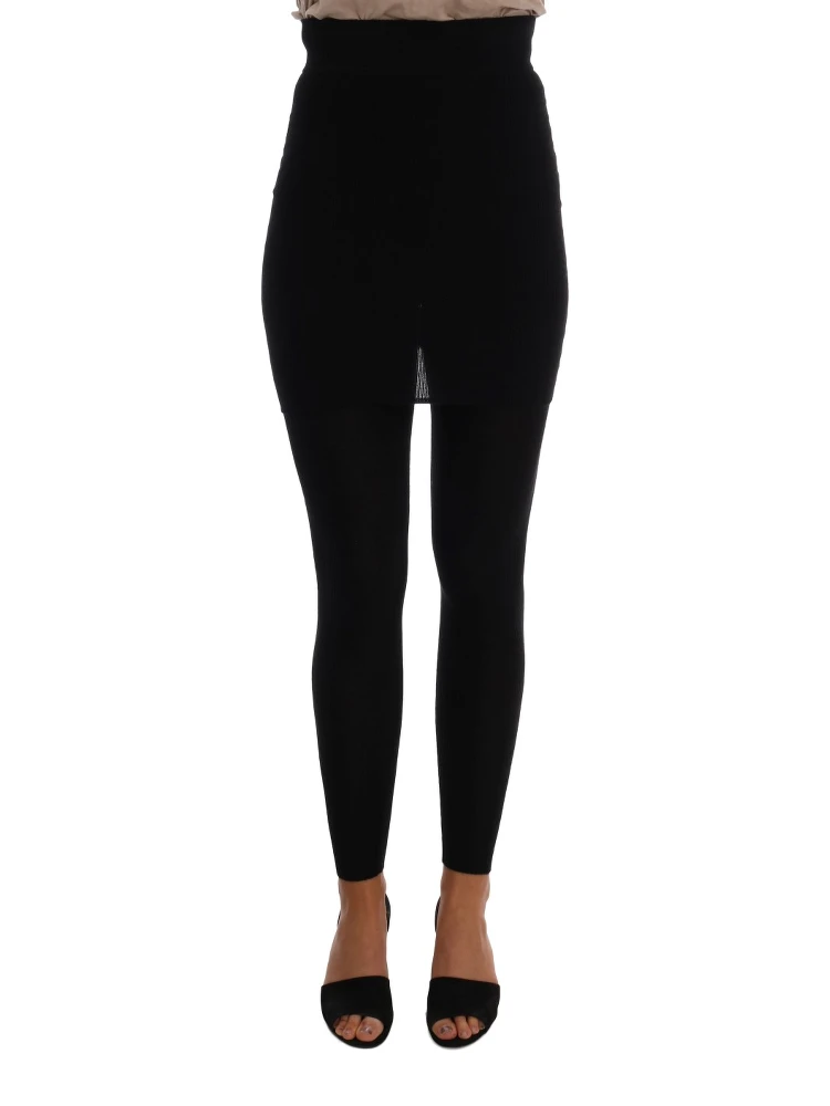 Black Cashmere Silk Stretch Tights Stockings alternative