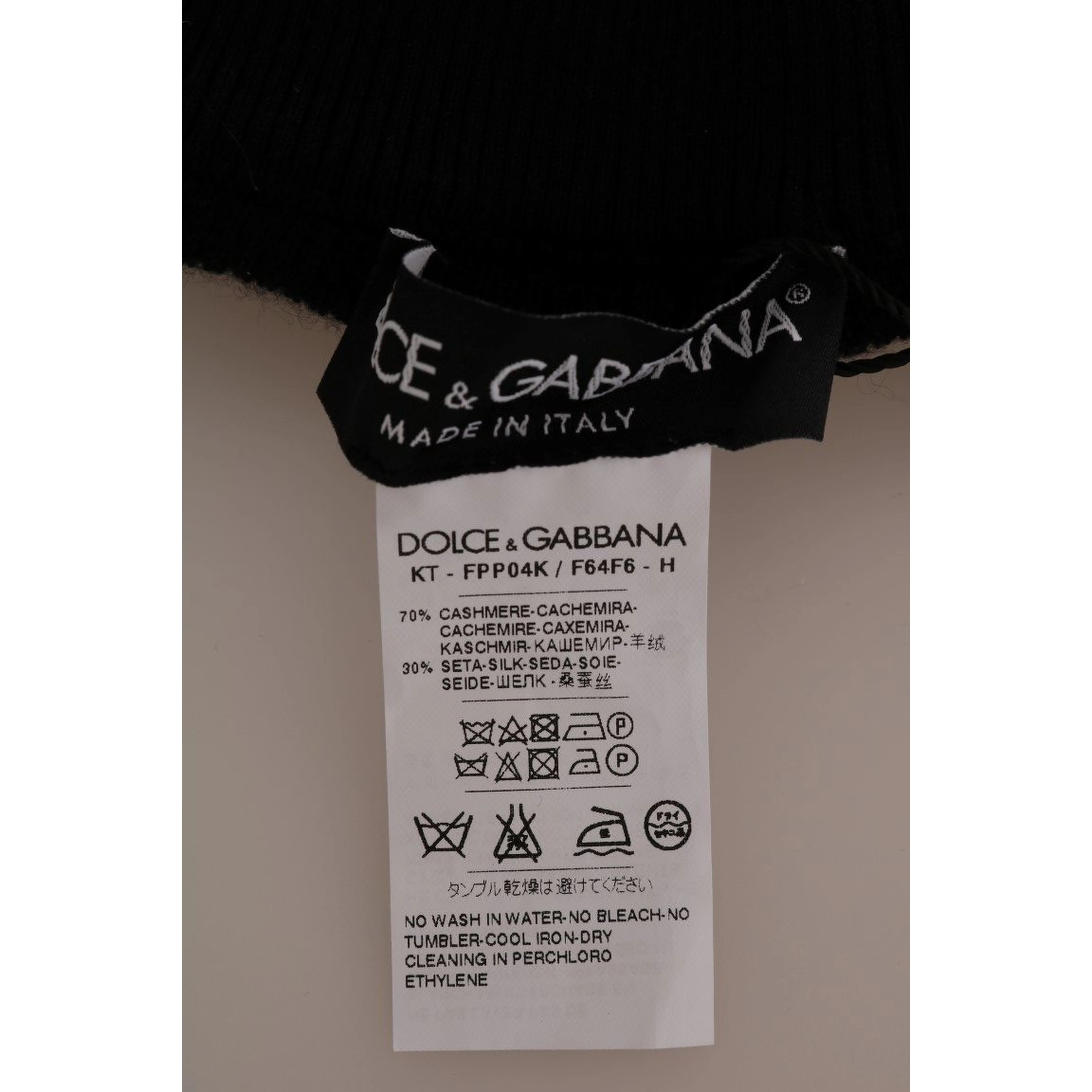 Black Cashmere Silk Stretch Tights Stockings