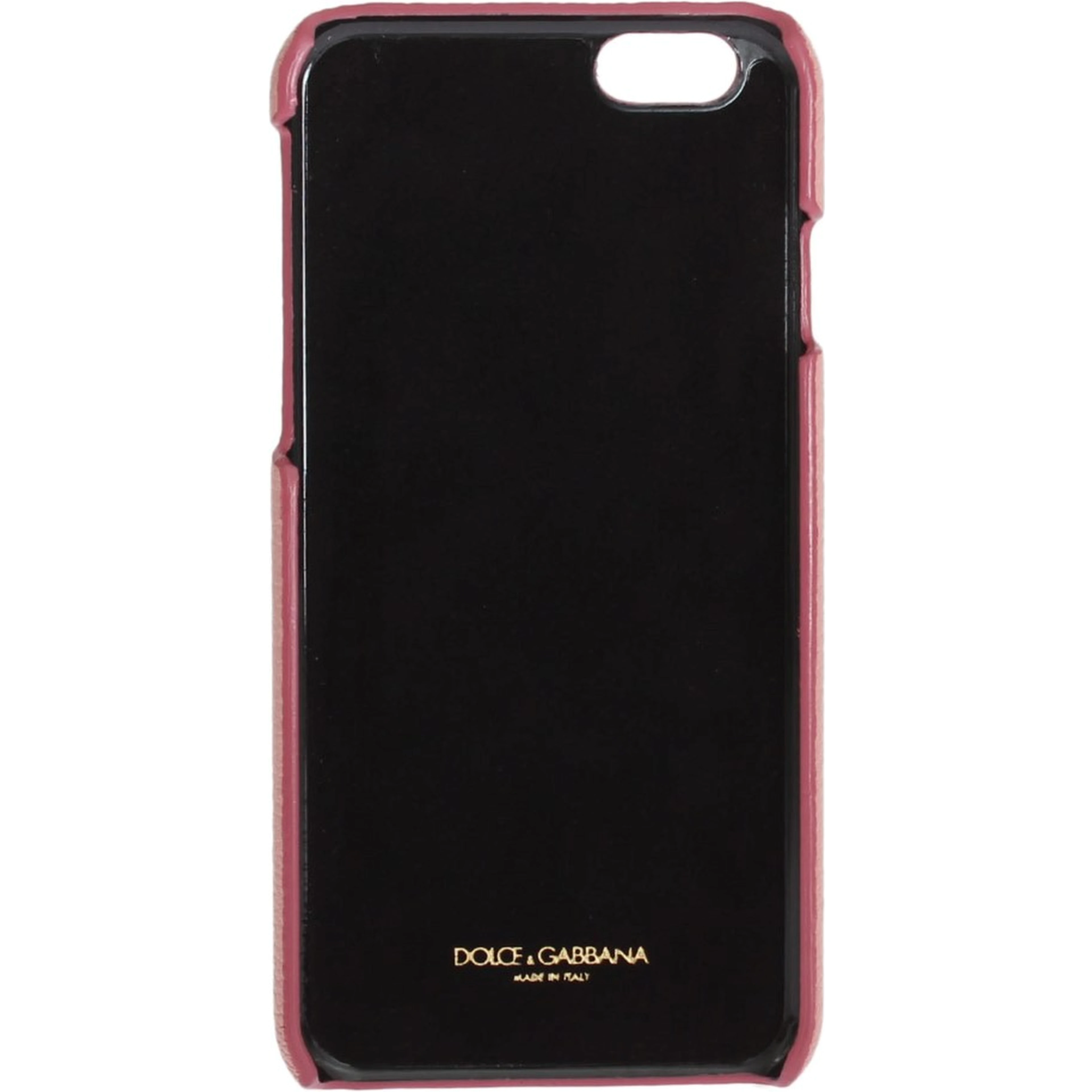 Pink Leather Heart Crystal Phone Case