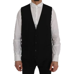 Black STAFF Wool Stretch Vest