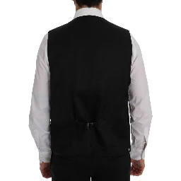 Black STAFF Wool Stretch Vest