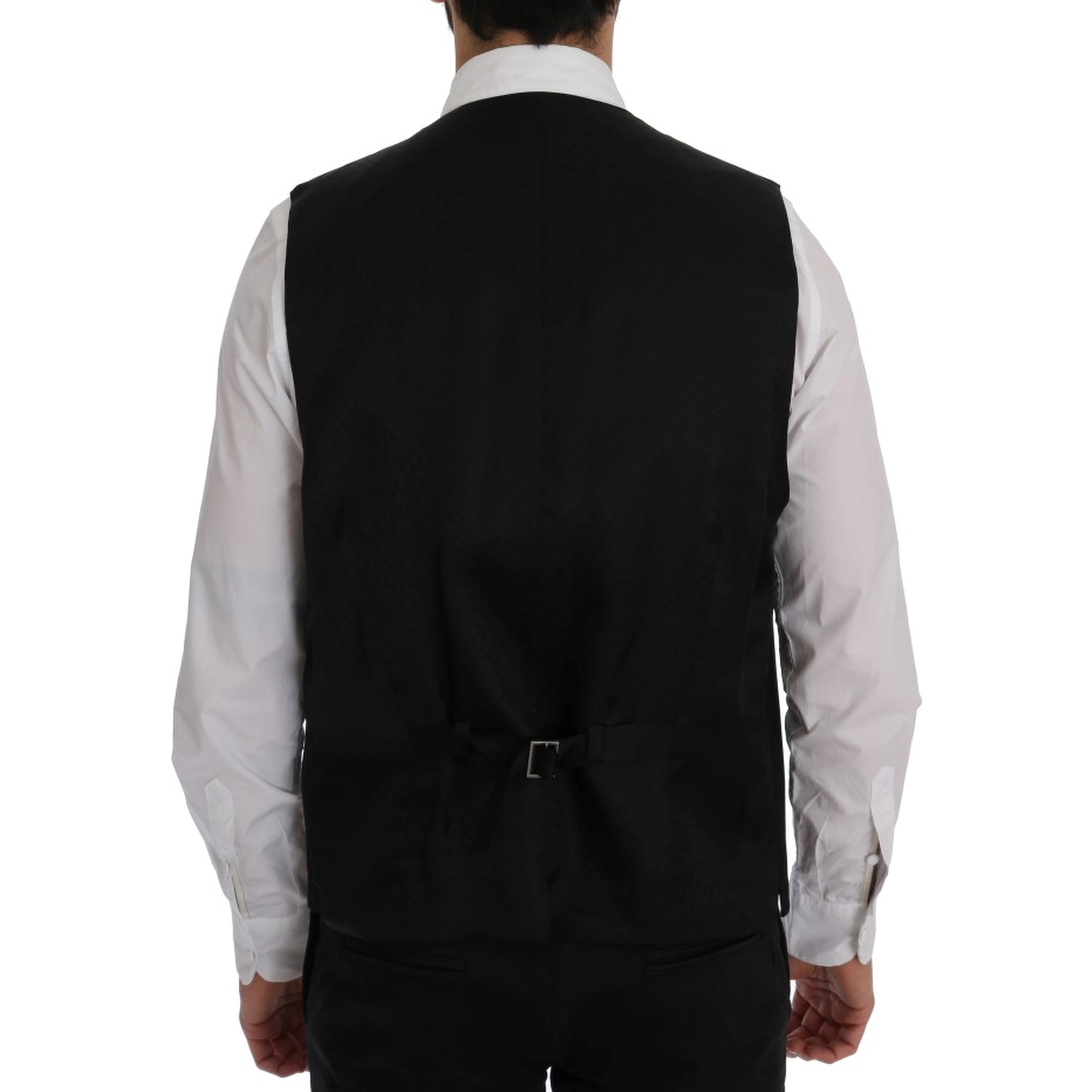 Black STAFF Wool Stretch Vest