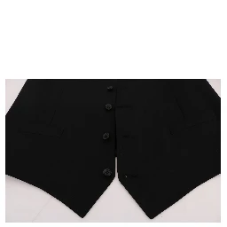 Black STAFF Wool Stretch Vest