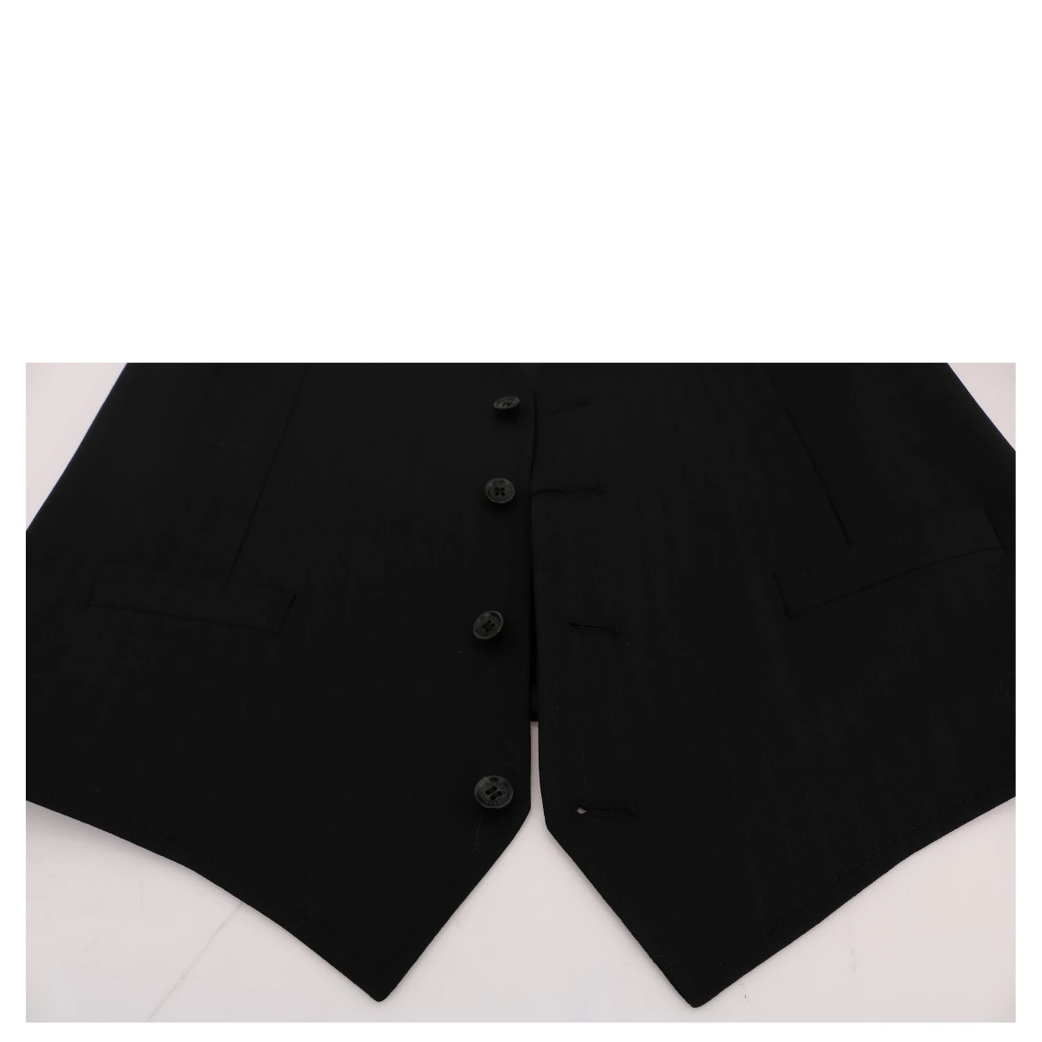 Black STAFF Wool Stretch Vest