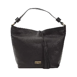 Black Leather Shoulder Bag