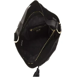 Black Leather Shoulder Bag
