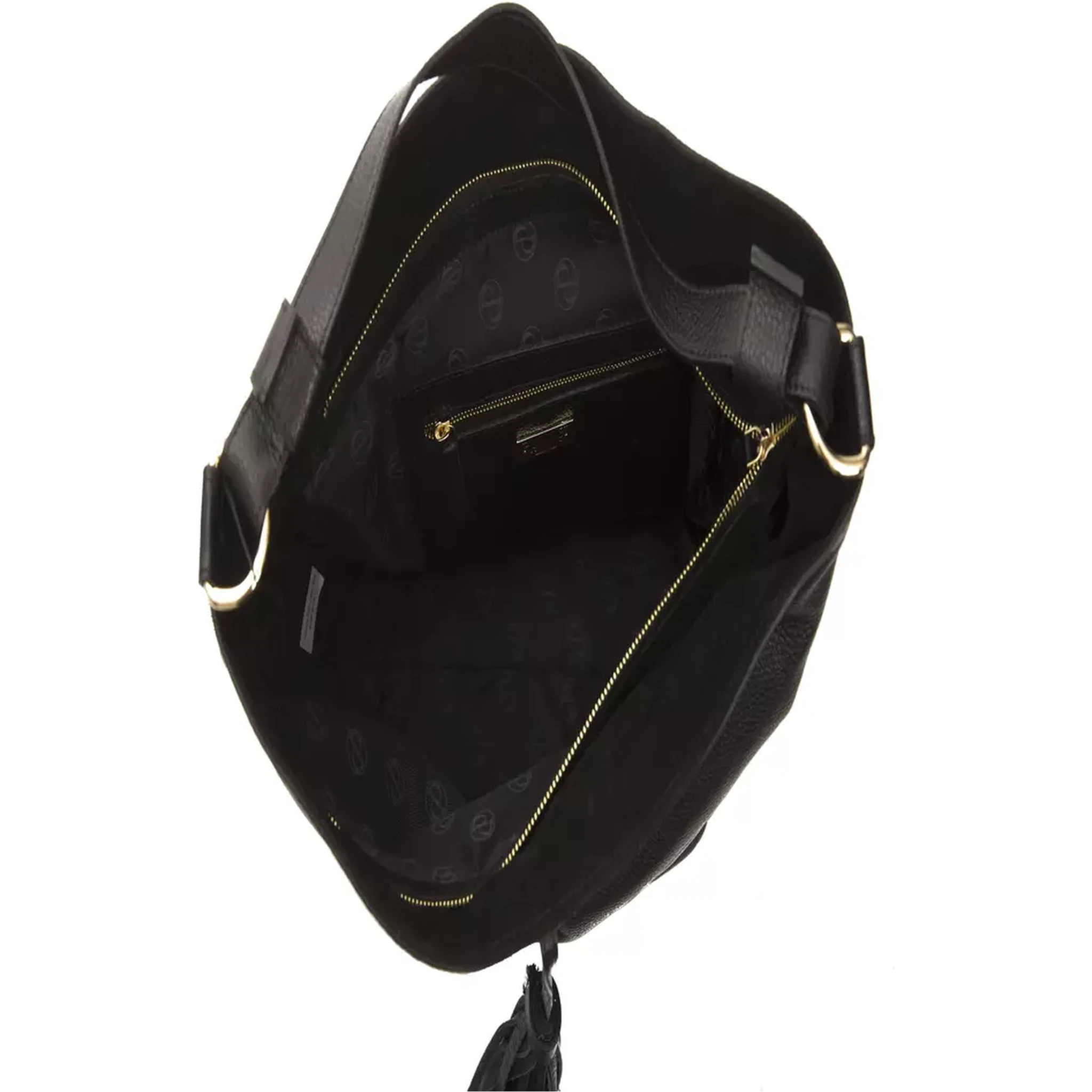 Black Leather Shoulder Bag