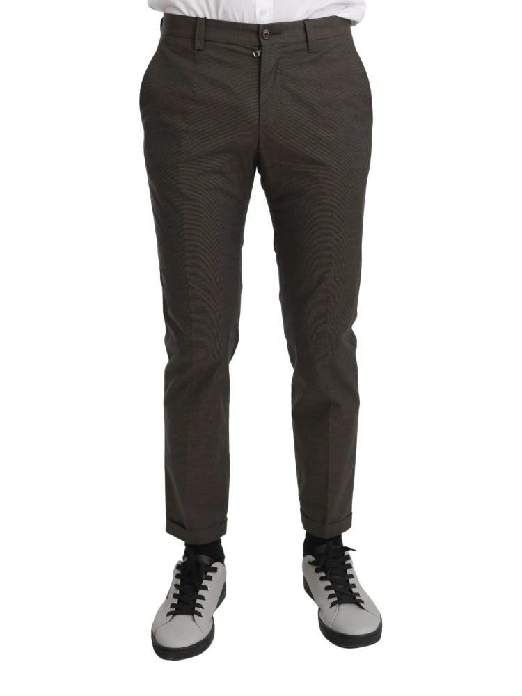 Brown Casual Mens Trouser 100% Cotton Pants