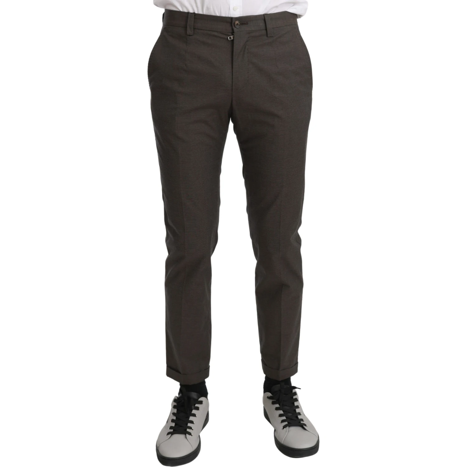 Brown Casual Mens Trouser 100% Cotton Pants