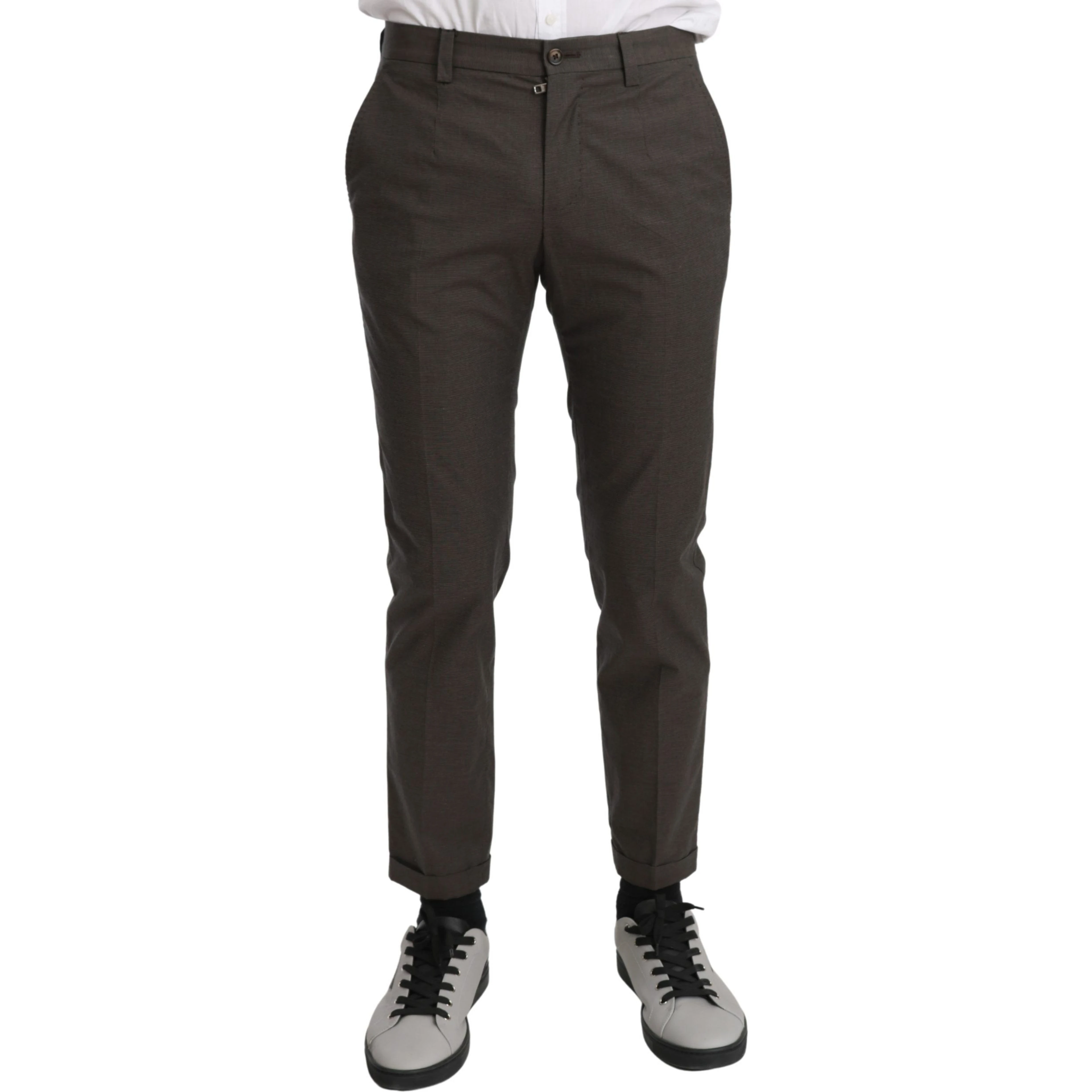 Brown Casual Mens Trouser 100% Cotton Pants