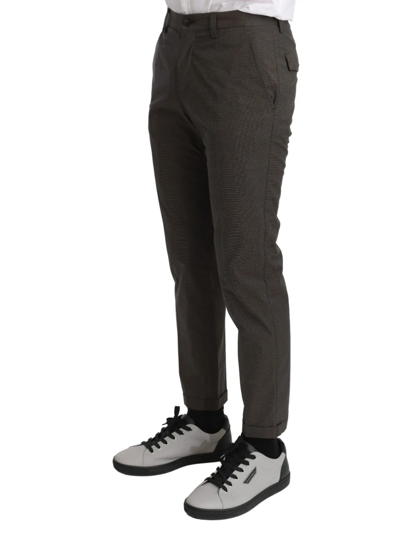 Brown Casual Mens Trouser 100% Cotton Pants