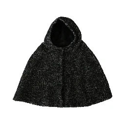 Gray Tweet Wool Kaftan Jacket Coat Top