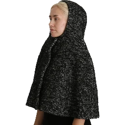 Gray Tweet Wool Kaftan Jacket Coat Top