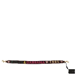 Bordeaux Exotic Skin Leather Belt Shoulder Strap