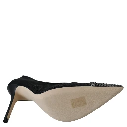 Black Mesh Amika 85 Diamond Pumps Shoes