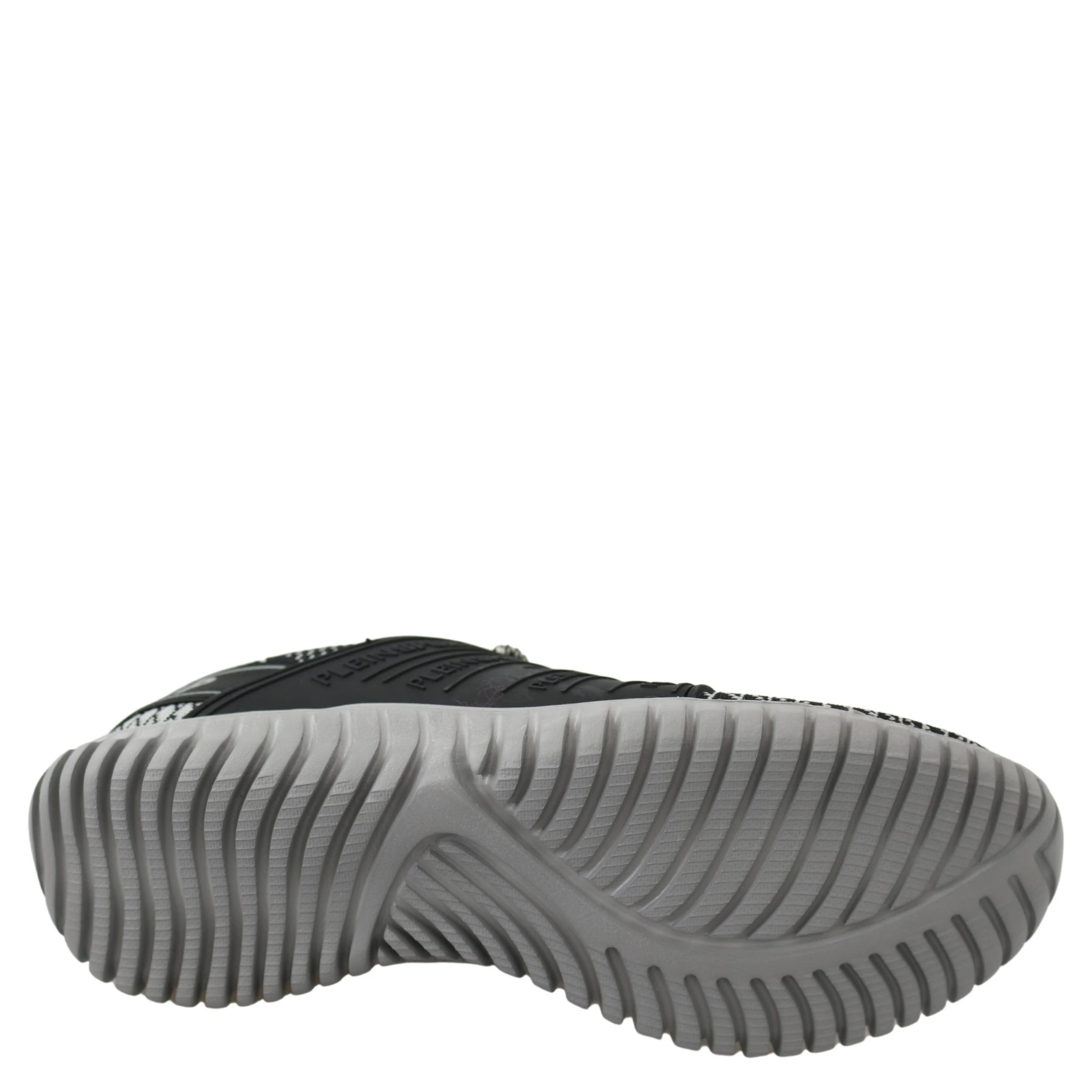 Black Polyester Runner Mason Sneakers Shoes