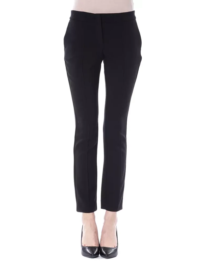 Black Polyester Pant