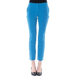 Light Blue Polyester Pant