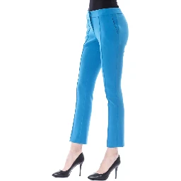 Light Blue Polyester Pant