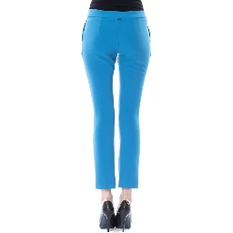 Light Blue Polyester Pant