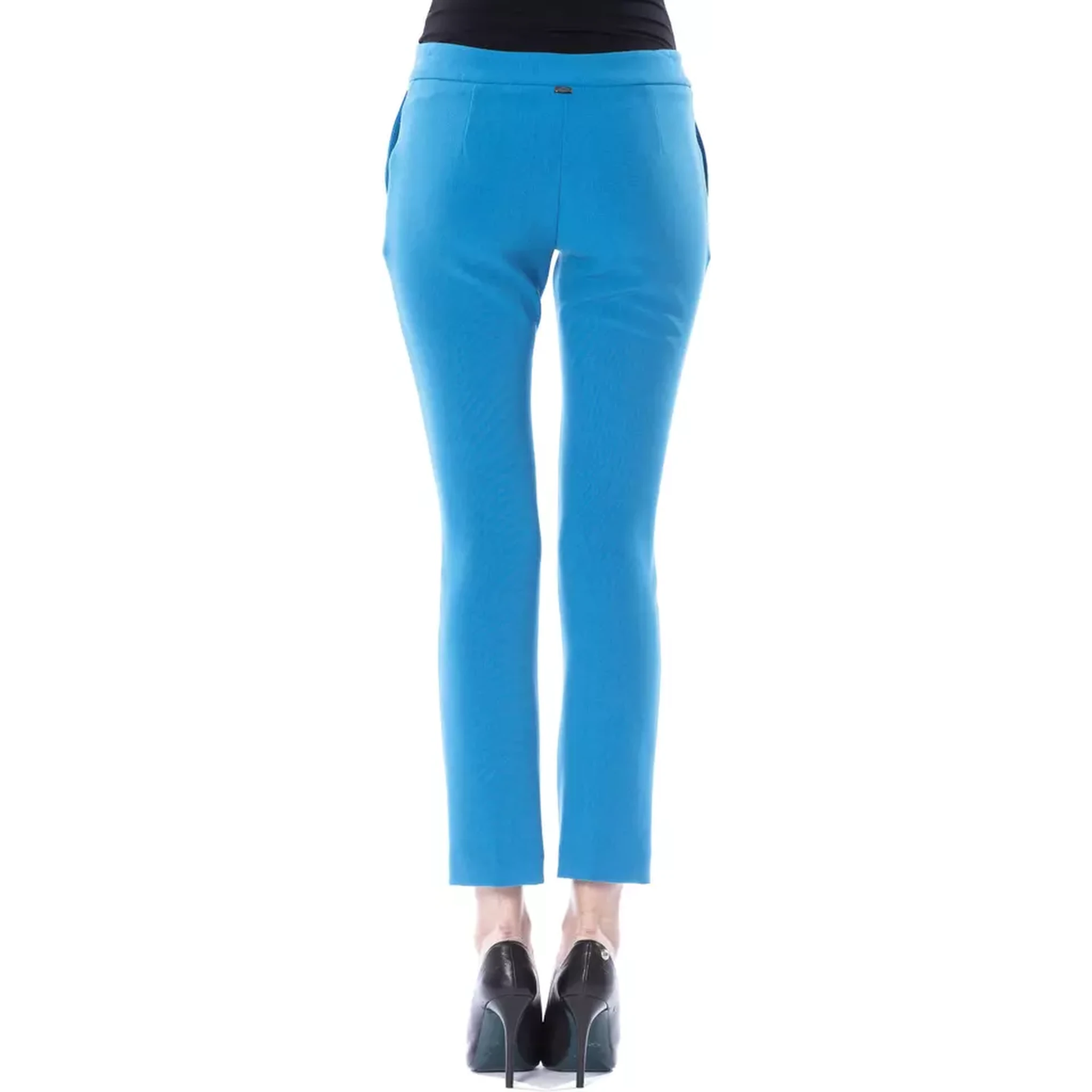 Light Blue Polyester Pant