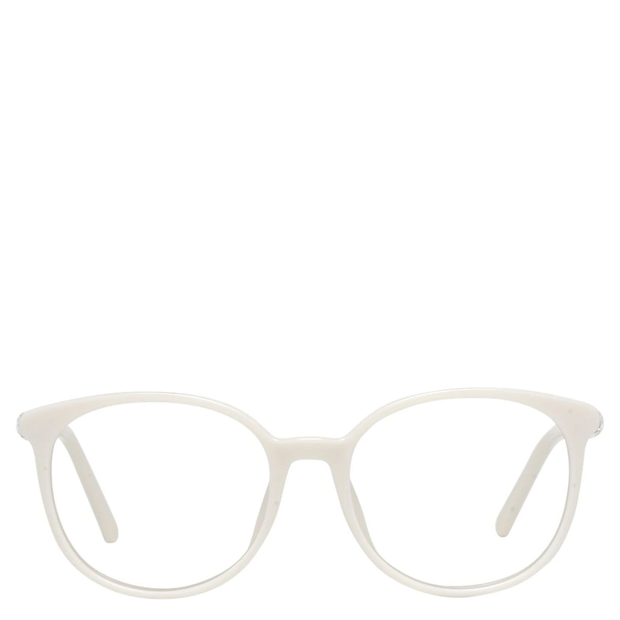 White Plastic Glasses (Frames)