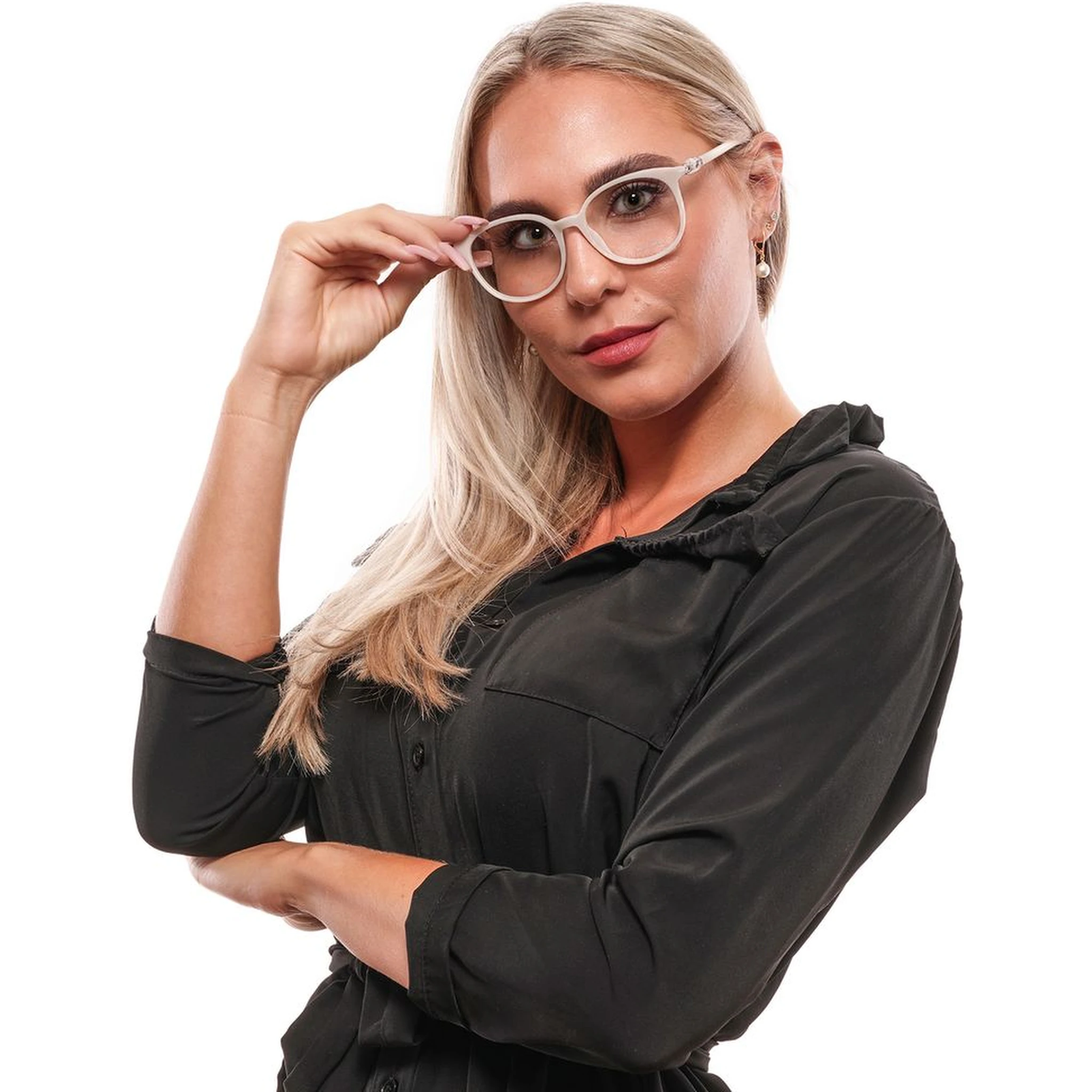 White Plastic Glasses (Frames)