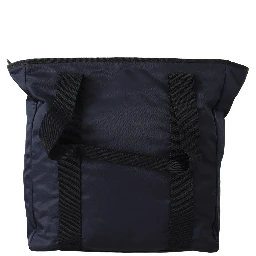 Blue Nylon Tote Bag