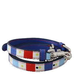 Multicolor 100% Leather Bag Accessory Shoulder Strap