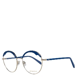 نظارات (إطارات) زرقاء من المعدن والبلاستيك