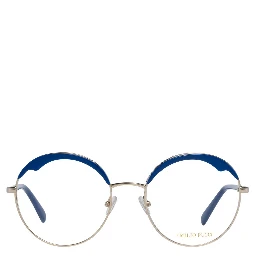 نظارات (إطارات) زرقاء من المعدن والبلاستيك