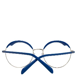 نظارات (إطارات) زرقاء من المعدن والبلاستيك
