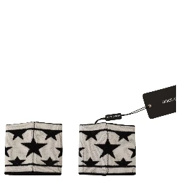 White Black Wool Logo #DGMILLENNIALS Wristband