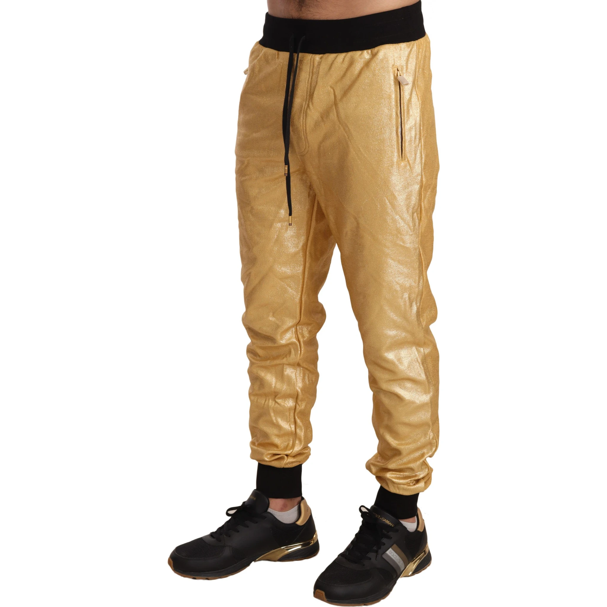 Gold Pig Of The Year Cotton Trousers Pants