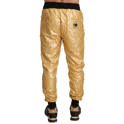 Gold Pig Of The Year Cotton Trousers Pants