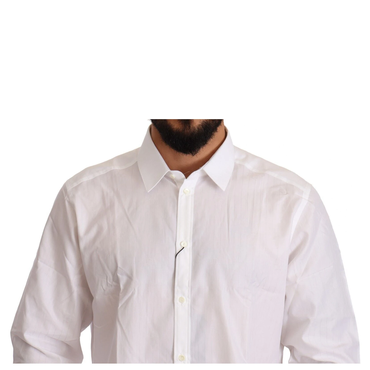 White Cotton Slim Fit Men MARTINI Shirt