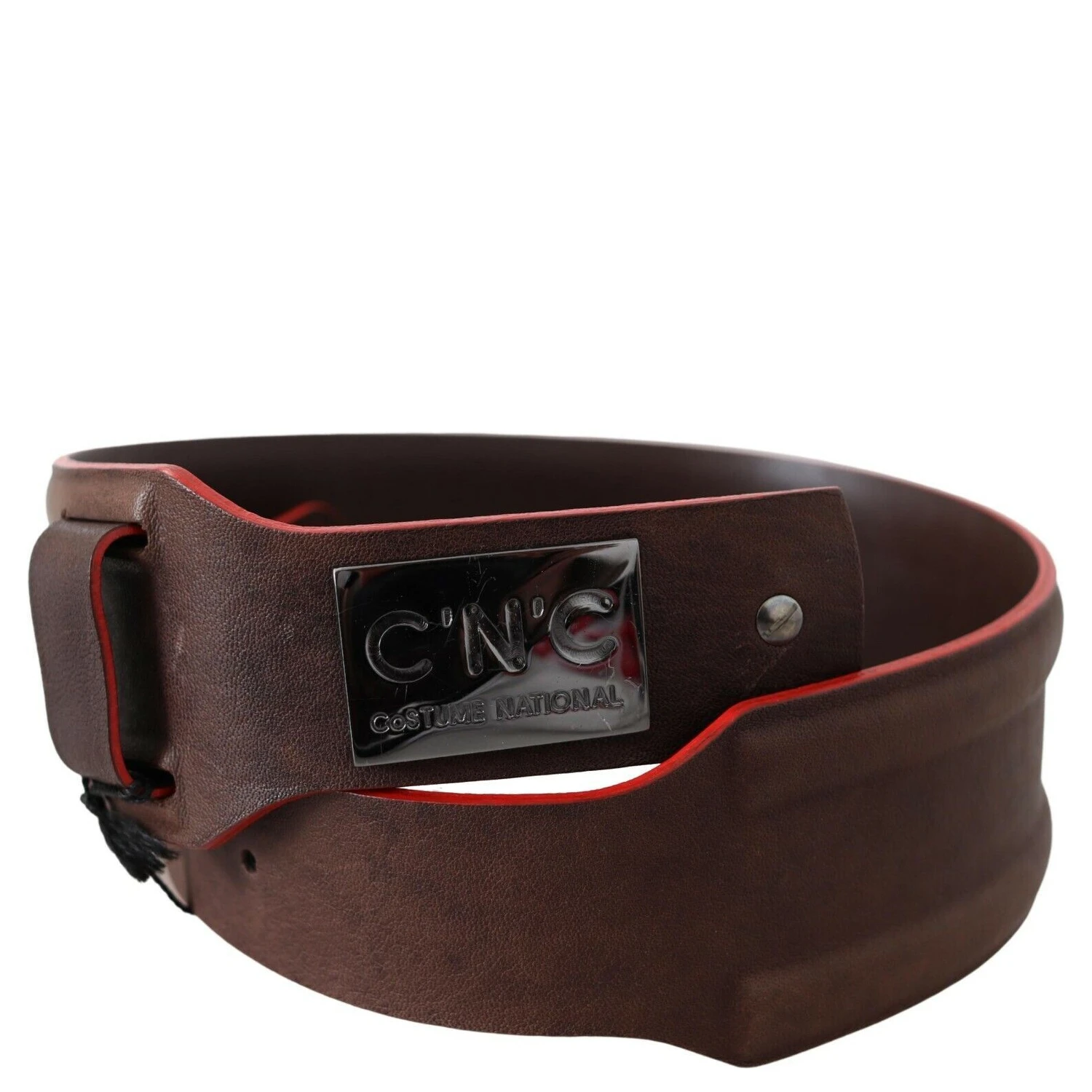 Dark Brown Genuine Leather Belt
