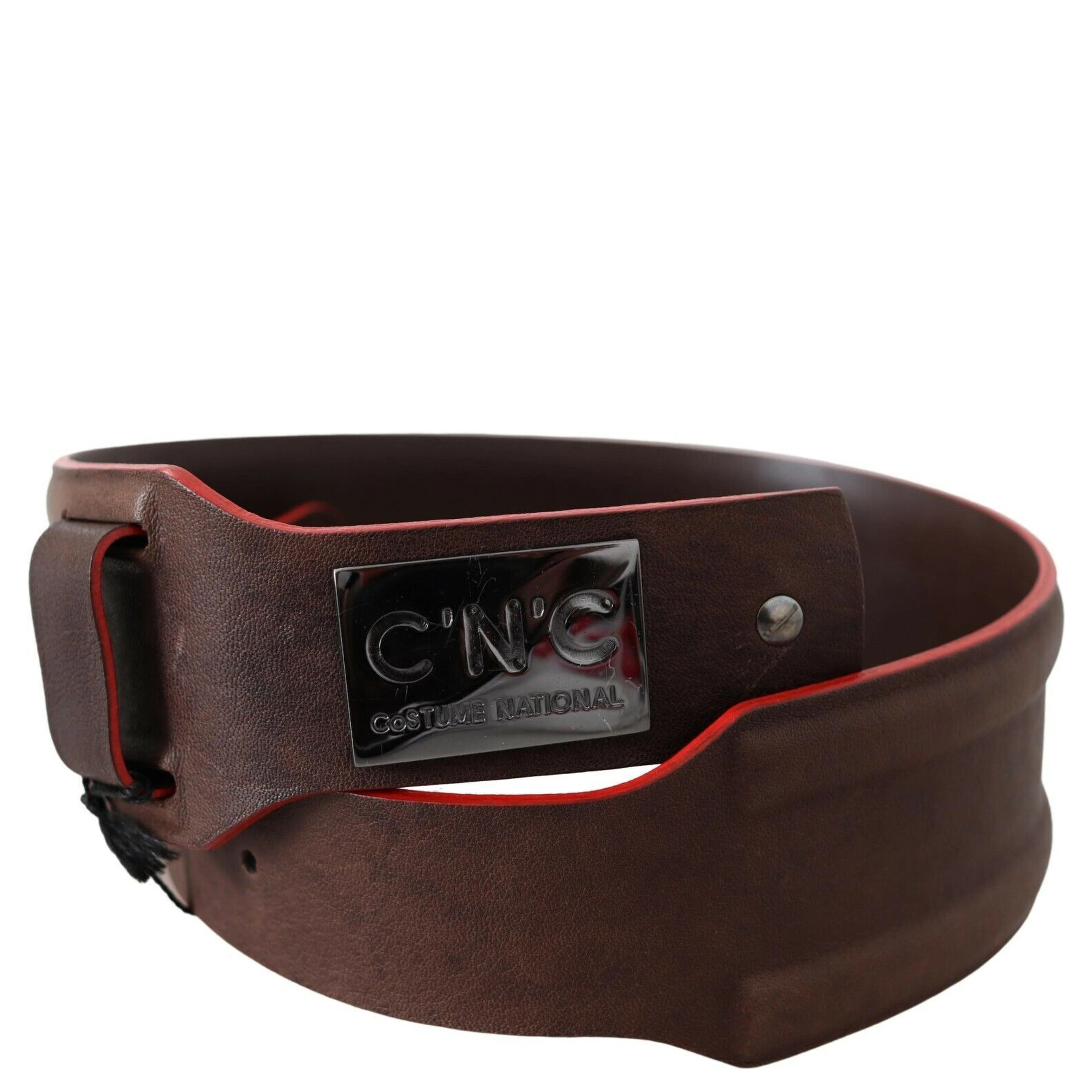 Dark Brown Genuine Leather Belt