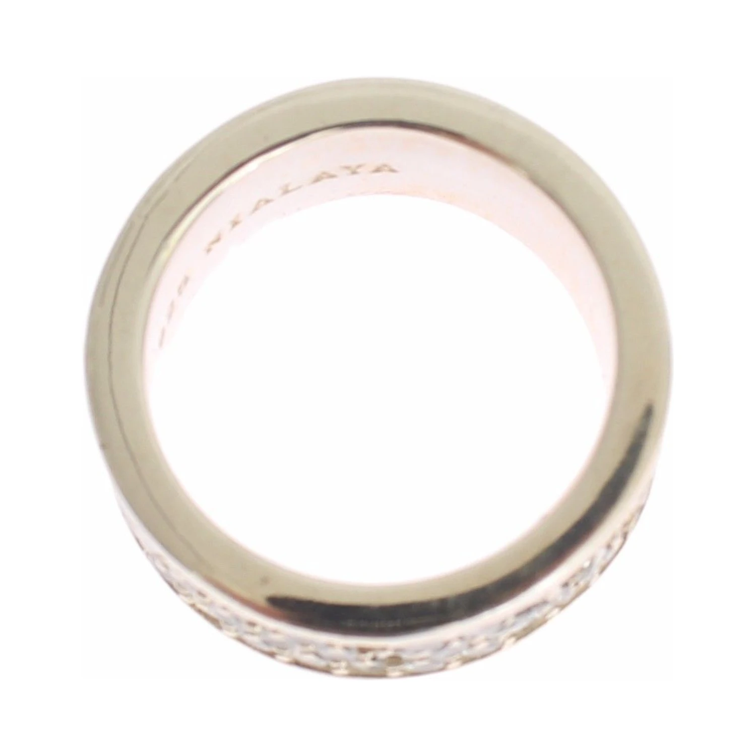 Silver Womens CZ 925 Sterling Ring