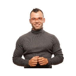 Brown Plastic Glasses (Frames)