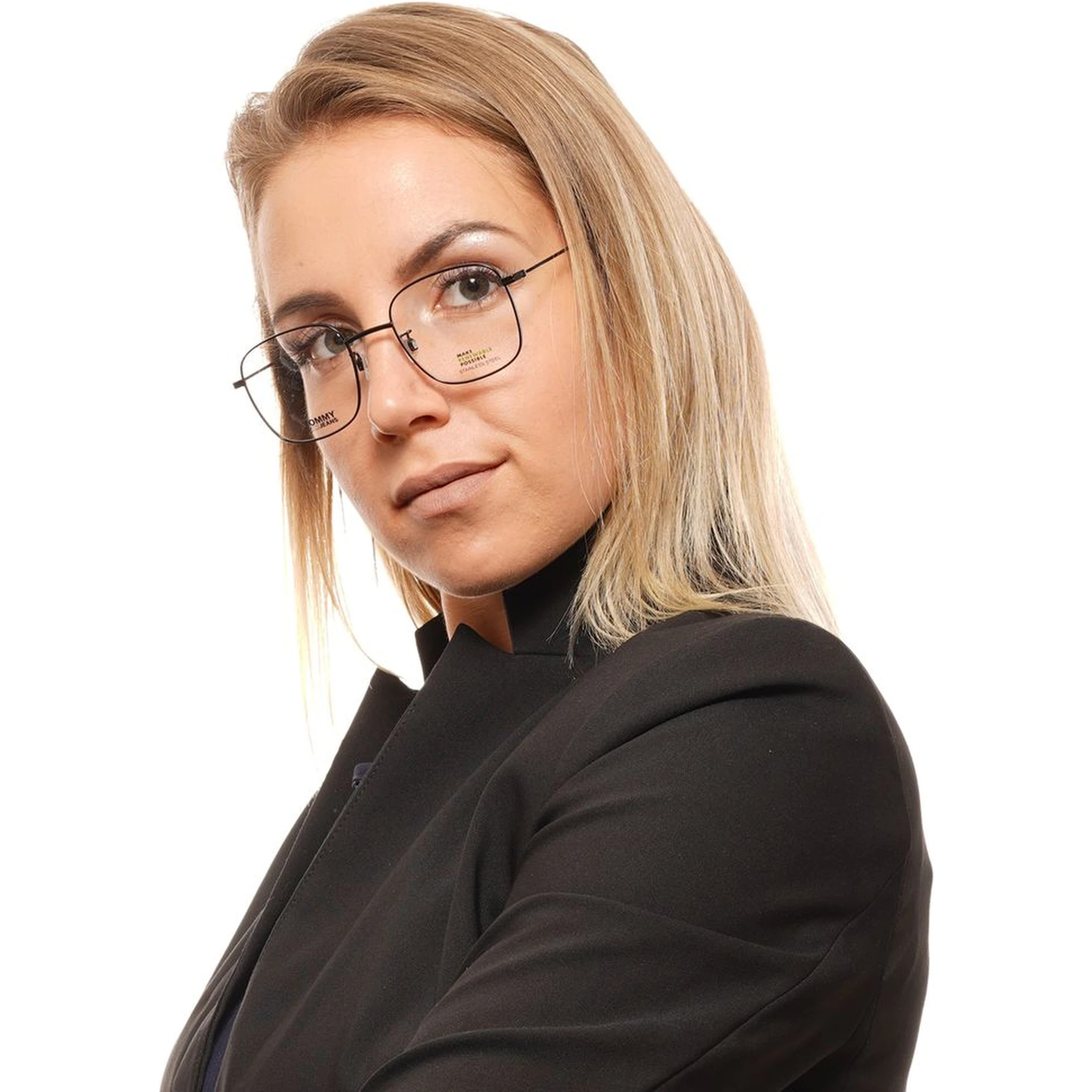 Black Metal & Plastic Glasses (Frames)