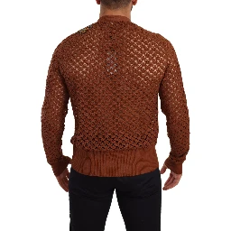 Brown Leopard Butterfly Cardigan Sweater