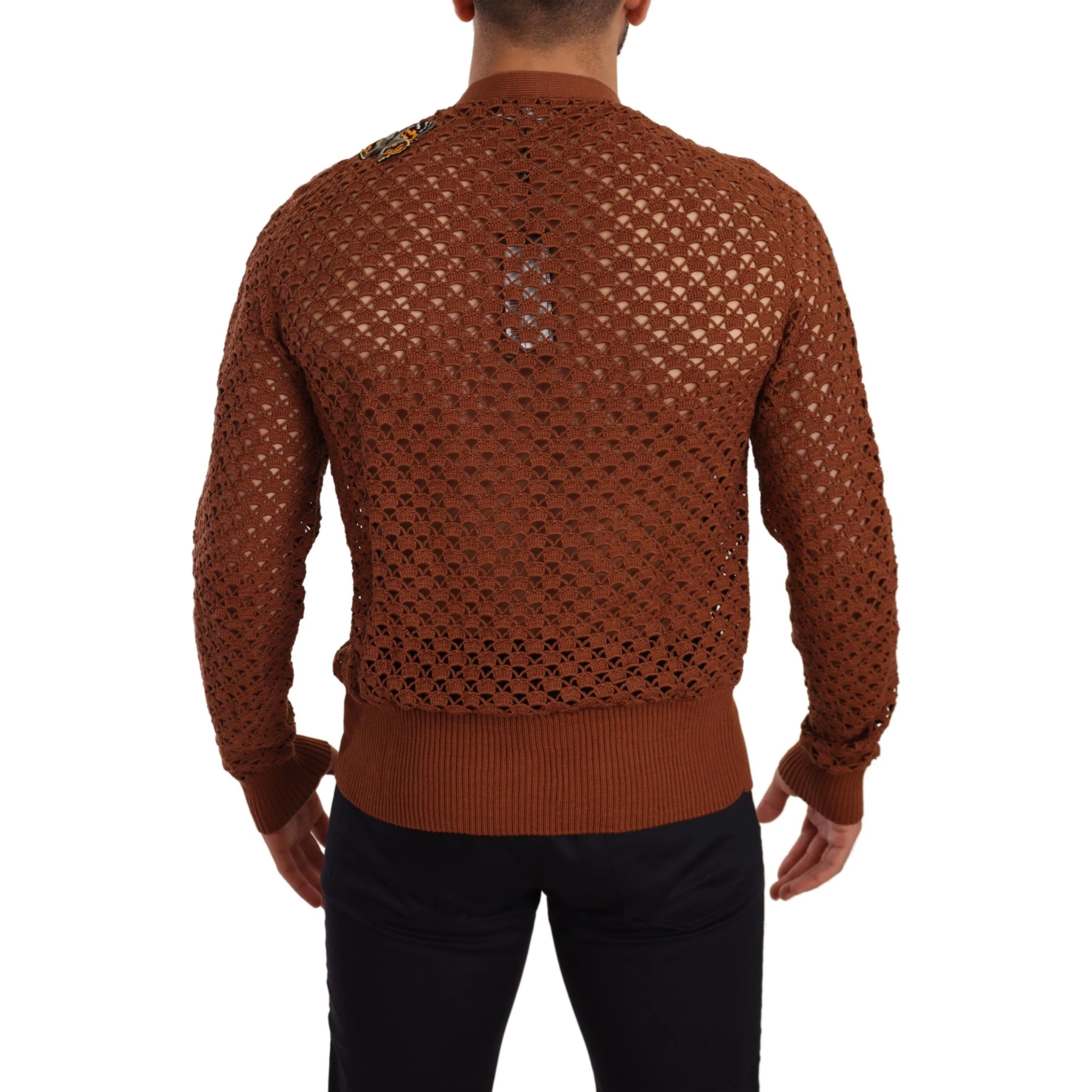 Brown Leopard Butterfly Cardigan Sweater